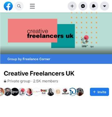 Creative Freelancers UK Facebook group